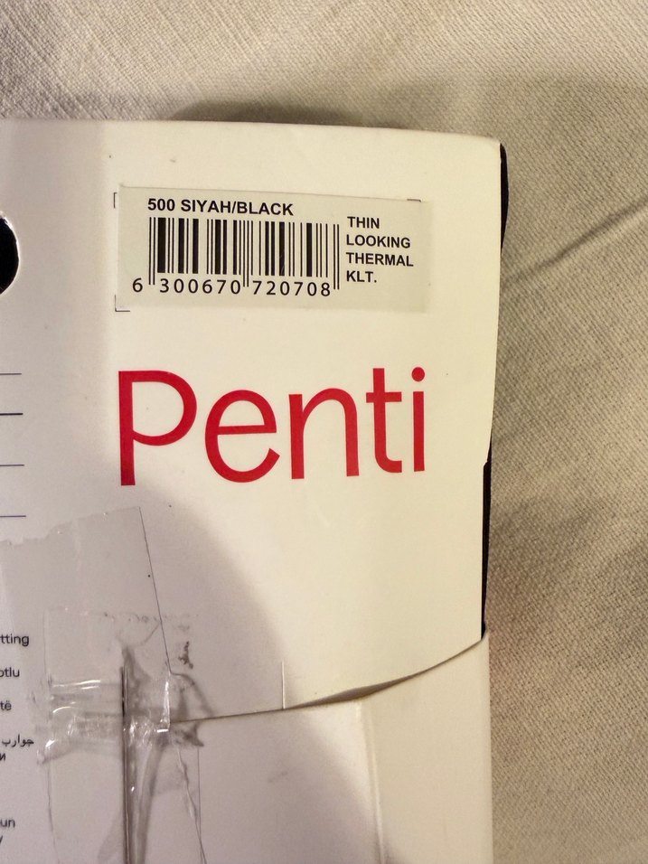 Penti İçi Peluşlu Siyah Külotlu Çorap - Görsel 3