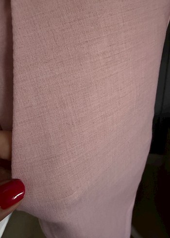 Mango Pembe Kumaş Pantolon - Görsel 6