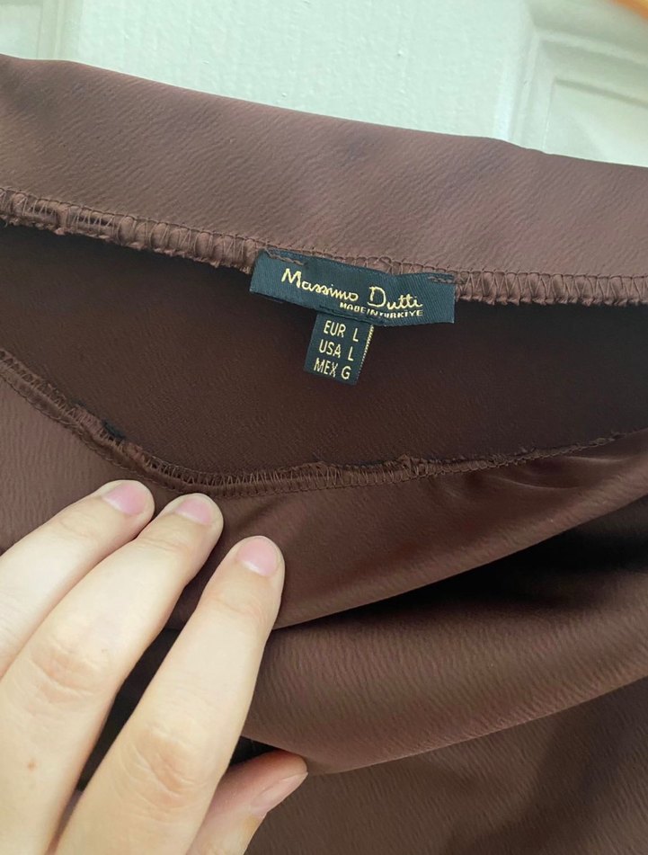 Saten Kahve Etek - Görsel 3