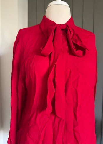 Mango Kırmızı Gömlek - Görsel 3