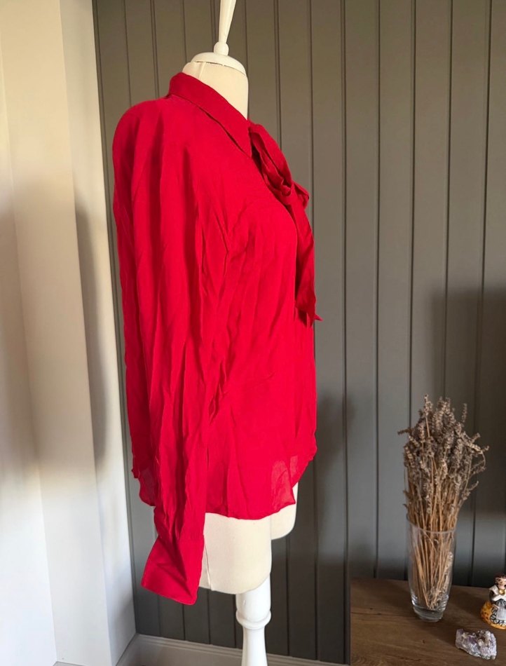 Mango Kırmızı Gömlek - Görsel 5