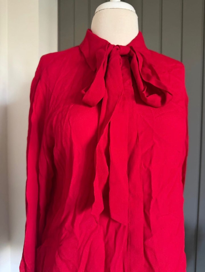 Mango Kırmızı Gömlek - Görsel 3