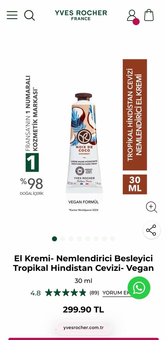 Yves Rocher Dudak Balsamı & el kremi - Görsel 4