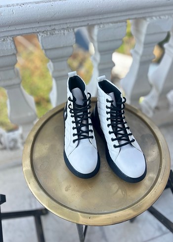 Erkek Beyaz Spor Ayakkabı - Görsel 4