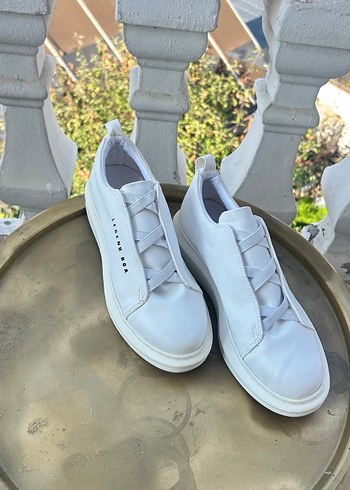 Beyaz  erkek  Ayakkabı - Görsel 4