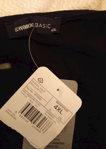 LCW Basic Siyah Penye Hırka 4XL - Görsel 9