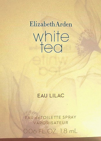 Elizabeth Arden White Tea Eau Lilac orijinal Tester 1.8 ml EDT - Görsel 2