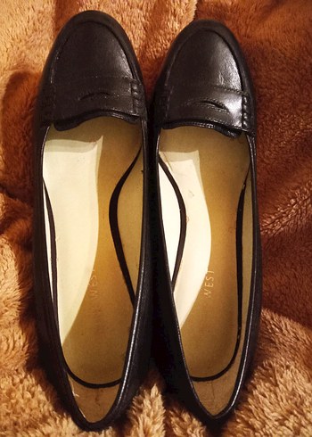 Nine West Siyah Deri Mantar Dolgu Topuklu Kadın Ayakkabı 7.5 M - Görsel 8