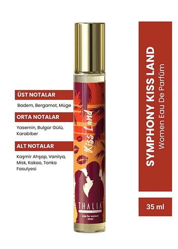 Thalia Kiss Land Kadın Vücut Losyonu 50ml ve Parfüm 35ml Seti - Görsel 4