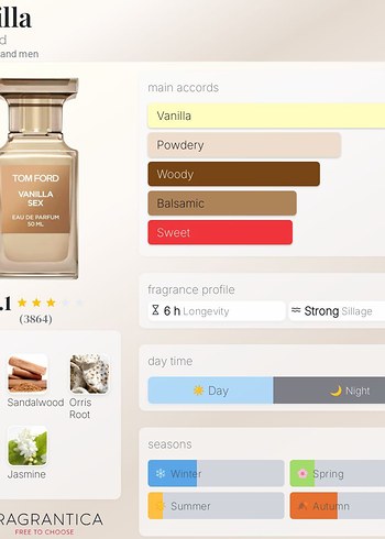 Massive Tom Ford Vanilla S Unisex EDP 50 ml - Görsel 3