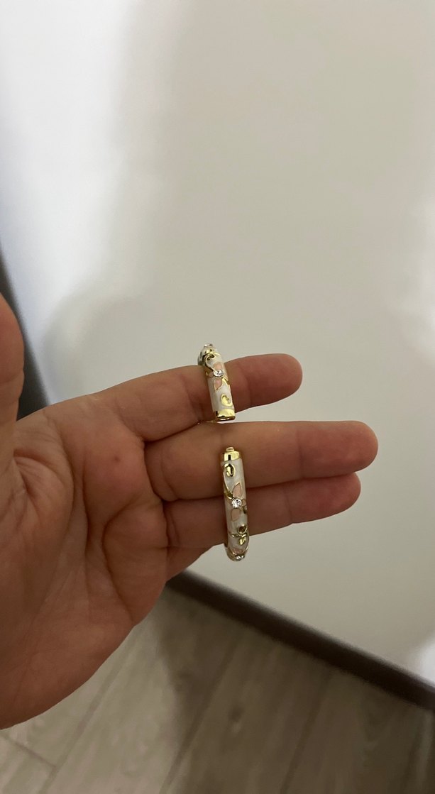 Altın Renkli mineli  bileklik - Görsel 2