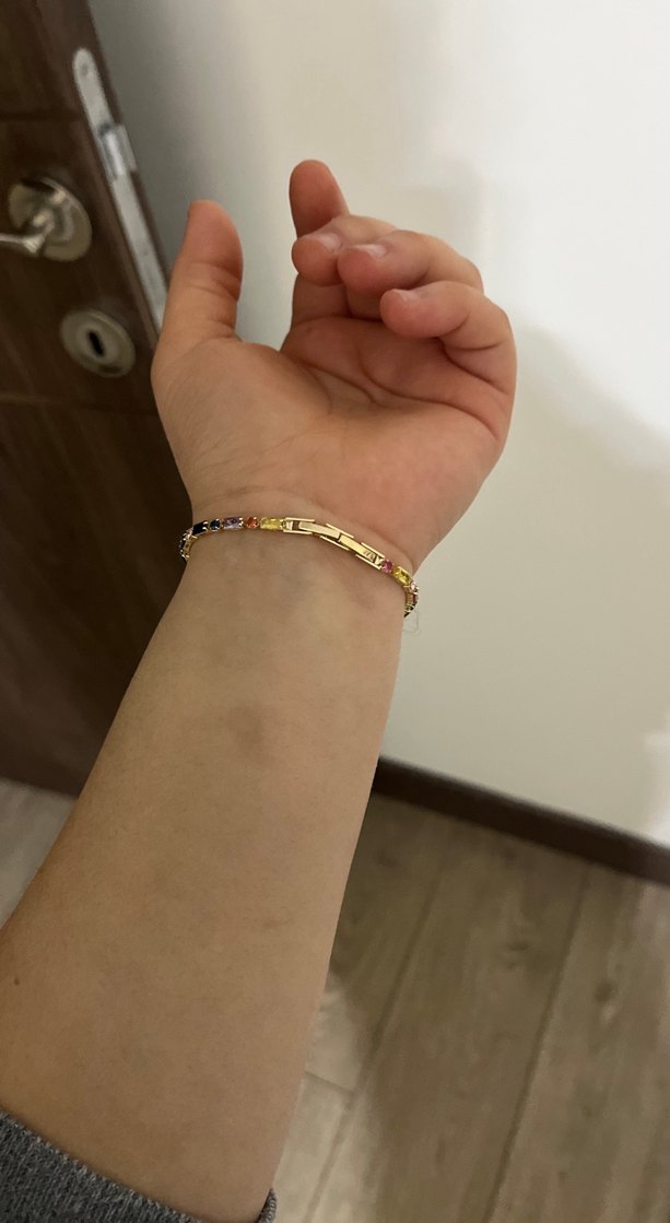 Renkli Boncuklu Minimalist Bileklik - Görsel 2