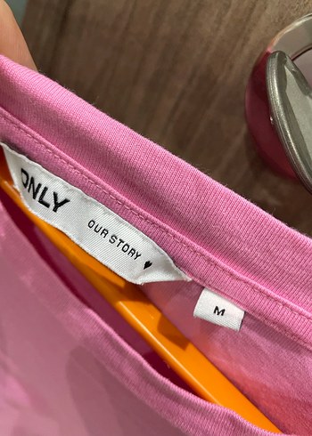 Pembe Kadın Basic Tişört - Görsel 2