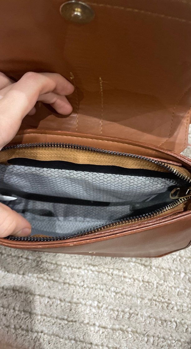 Kahverengi Tokalı Kot Kadın Çanta - Görsel 2