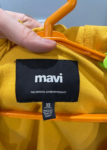 Sarı Fermuarlı Kadın Ceket - Görsel 2