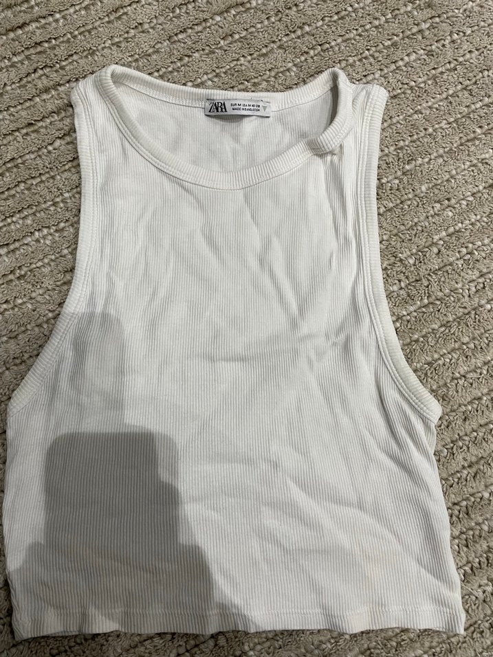 Beyaz Kadın Pamuklu Uzun Kollu Kazak - Görsel 2