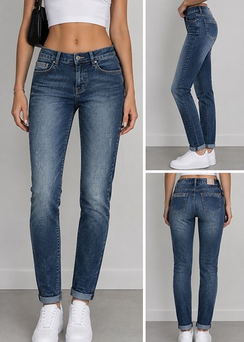 Guess Mavi Yikamali Dar Kesim Jean Gues Orjinal