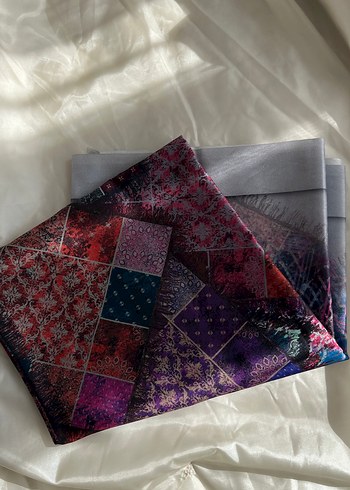 Dantel Detaylı Çok Renkli Bohem Kadın eşarp - Görsel 3