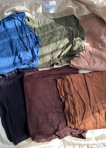 Kadın penye şal - Görsel 4