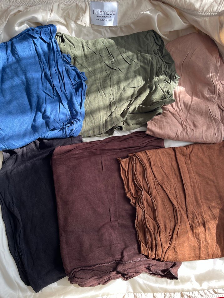 Kadın penye şal - Görsel 4