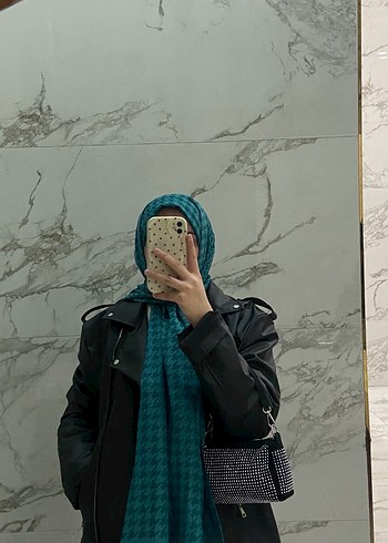 Siyah Deri Kemerli Oversize Ceket - Görsel 4