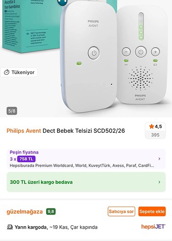 Beyaz Philips Avent Bebek Telsizi - Görsel 5