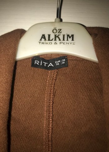 Kahverengi Süet Kadın Uzun Trençkot - Görsel 2