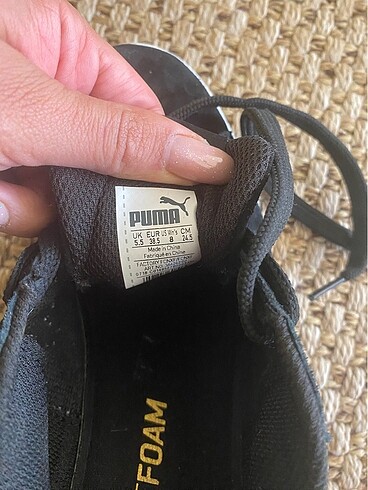 38,5 Beden siyah Renk Puma Sneaker