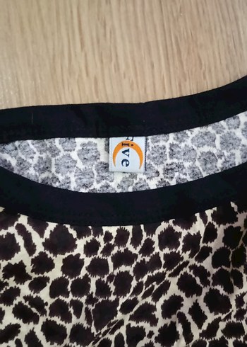 bayan leopar Desenli askılı Kolsuz Elbise - Görsel 2