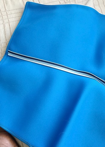 İngiliz Malı Mavi Spor korse Fermuarlı XXL - Görsel 5