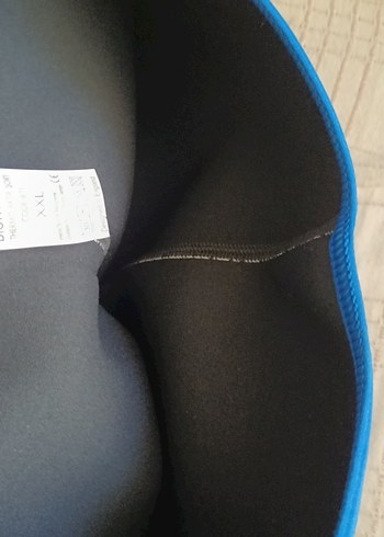 İngiliz Malı Mavi Spor korse Fermuarlı XXL - Görsel 4