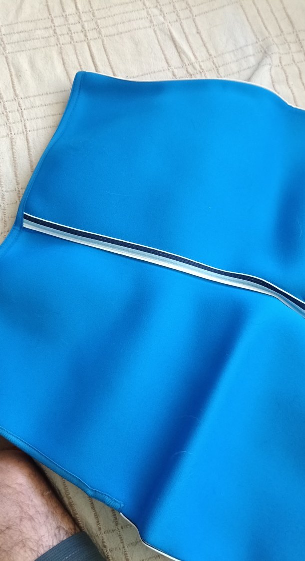 İngiliz Malı Mavi Spor korse Fermuarlı XXL - Görsel 5