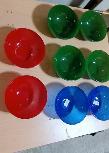 Paşabahçe Renkli Cam Kaseler Seti(12) cm dir - Görsel 7