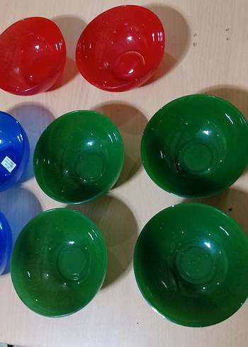 Paşabahçe Renkli Cam Kaseler Seti(12) cm dir - Görsel 2