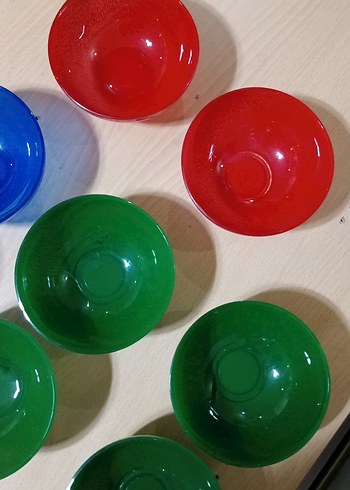 Paşabahçe Renkli Cam Kaseler Seti(12) cm dir - Görsel 3