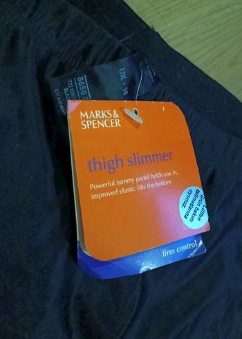 mark Spencer Siyah bayan Düz korse tayt - Görsel 2