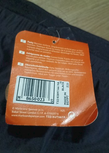 mark Spencer Siyah bayan Düz korse tayt - Görsel 4