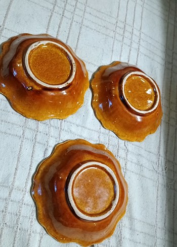 kahverengi ı Renkli Çiçek Desenli kâse Seti - Görsel 6