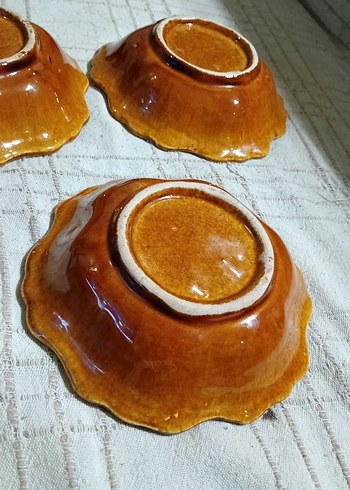 kahverengi ı Renkli Çiçek Desenli kâse Seti - Görsel 7