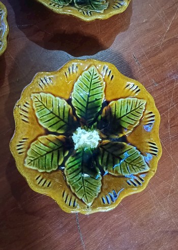 kahverengi ı Renkli Çiçek Desenli kâse Seti - Görsel 2