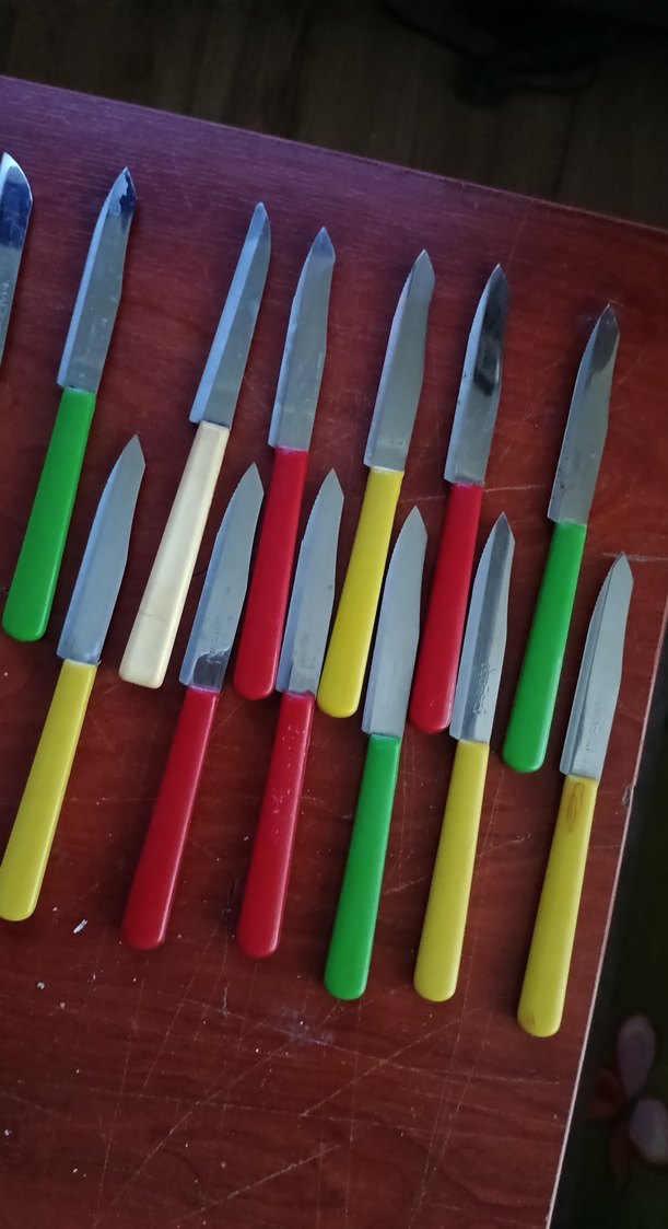 marob İtalya Renkli Saplı Çoklumeyve Bıçak Seti - Görsel 3