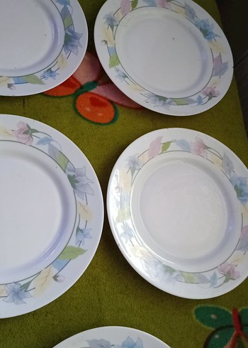 arcopal Fransız Pastel Renkli Çiçek Desenli 5 Tabak - Görsel 4