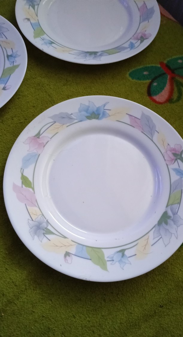 arcopal Fransız Pastel Renkli Çiçek Desenli 5 Tabak - Görsel 2