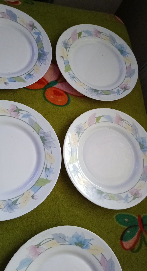 arcopal Fransız Pastel Renkli Çiçek Desenli 5 Tabak - Görsel 4