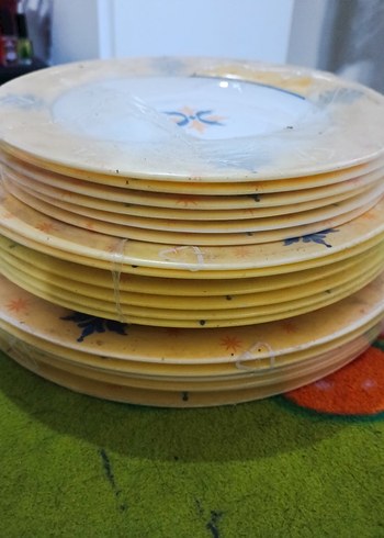 arcopal Fransız Açık Sarı Yemek Tabağı Seti jelatinli sıfır - Görsel 6