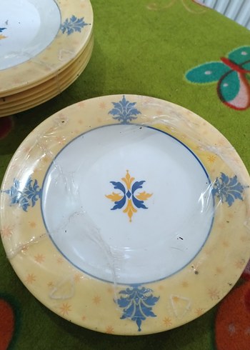 arcopal Fransız Açık Sarı Yemek Tabağı Seti jelatinli sıfır - Görsel 5