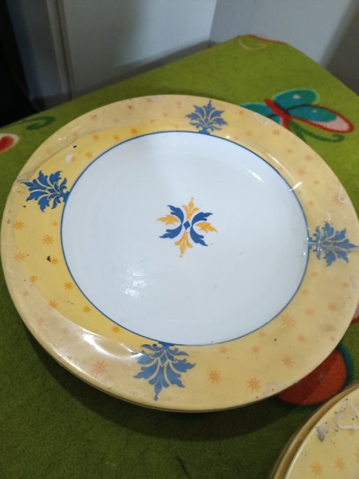 arcopal Fransız Açık Sarı Yemek Tabağı Seti jelatinli sıfır - Görsel 4