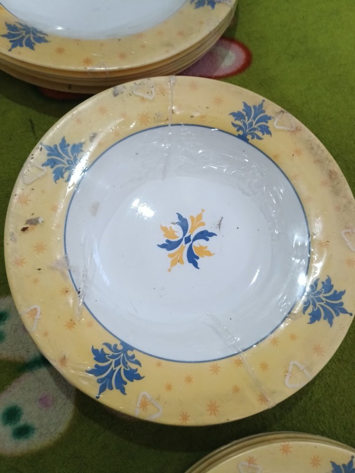 arcopal Fransız Açık Sarı Yemek Tabağı Seti jelatinli sıfır - Görsel 3