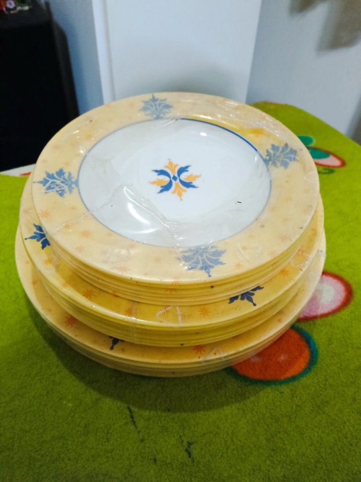 arcopal Fransız Açık Sarı Yemek Tabağı Seti jelatinli sıfır - Görsel 2