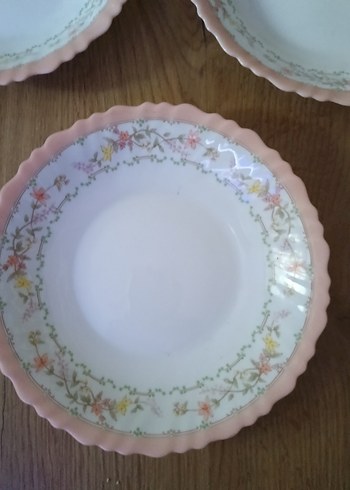 arcopal Fransız Pembe Pastel Kenarlı 5 Parça Tabak Seti - Görsel 2